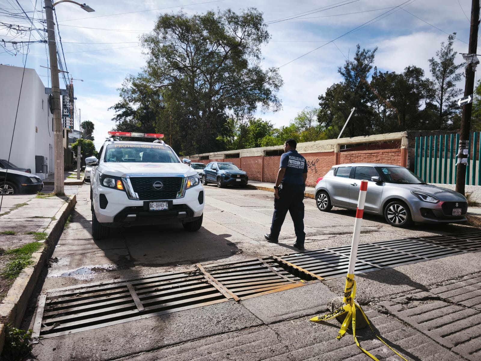 Protección Civil Municipal realiza recorrido preventivos de supervisión de drenaje por temporada de lluvias