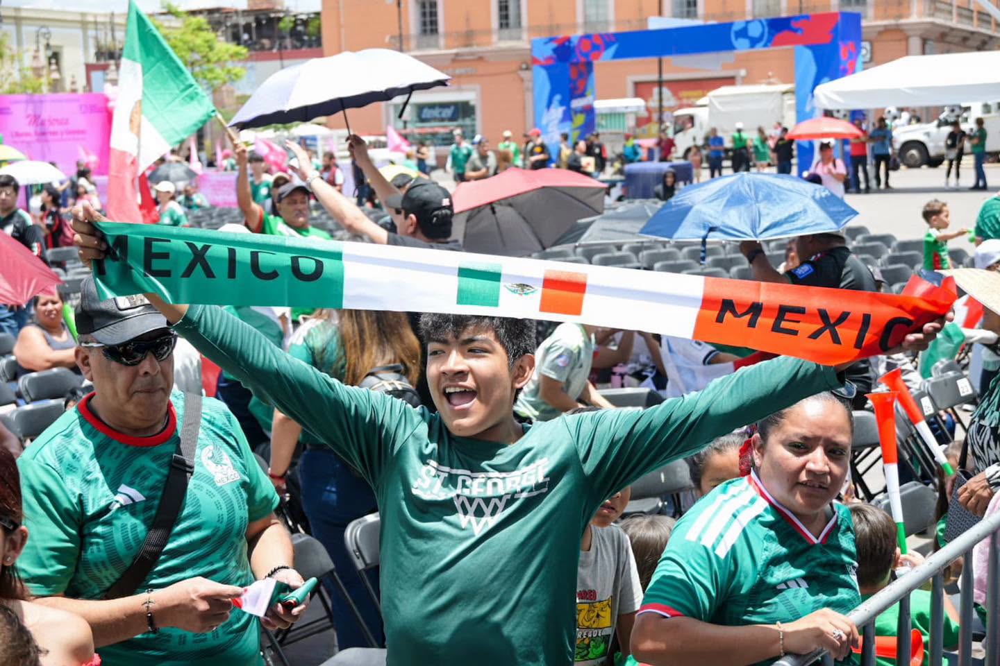 Aguascalientes celebra el mundial; miles se suman a la fiesta en las Fan Zone de Plaza Patria e Isla San Marcos