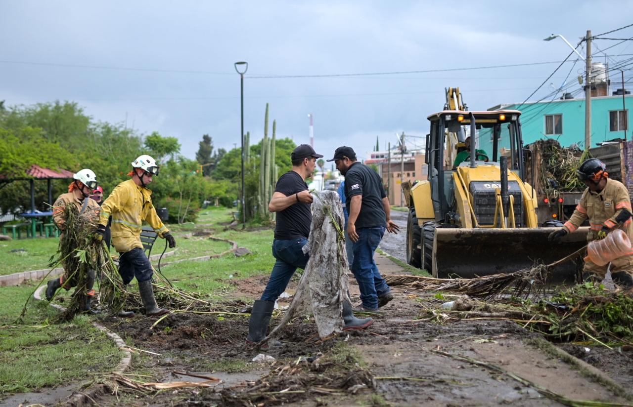 Operativo coordinado entre autoridades estatales y municipales mantiene saldo blanco tras lluvias extraordinarias