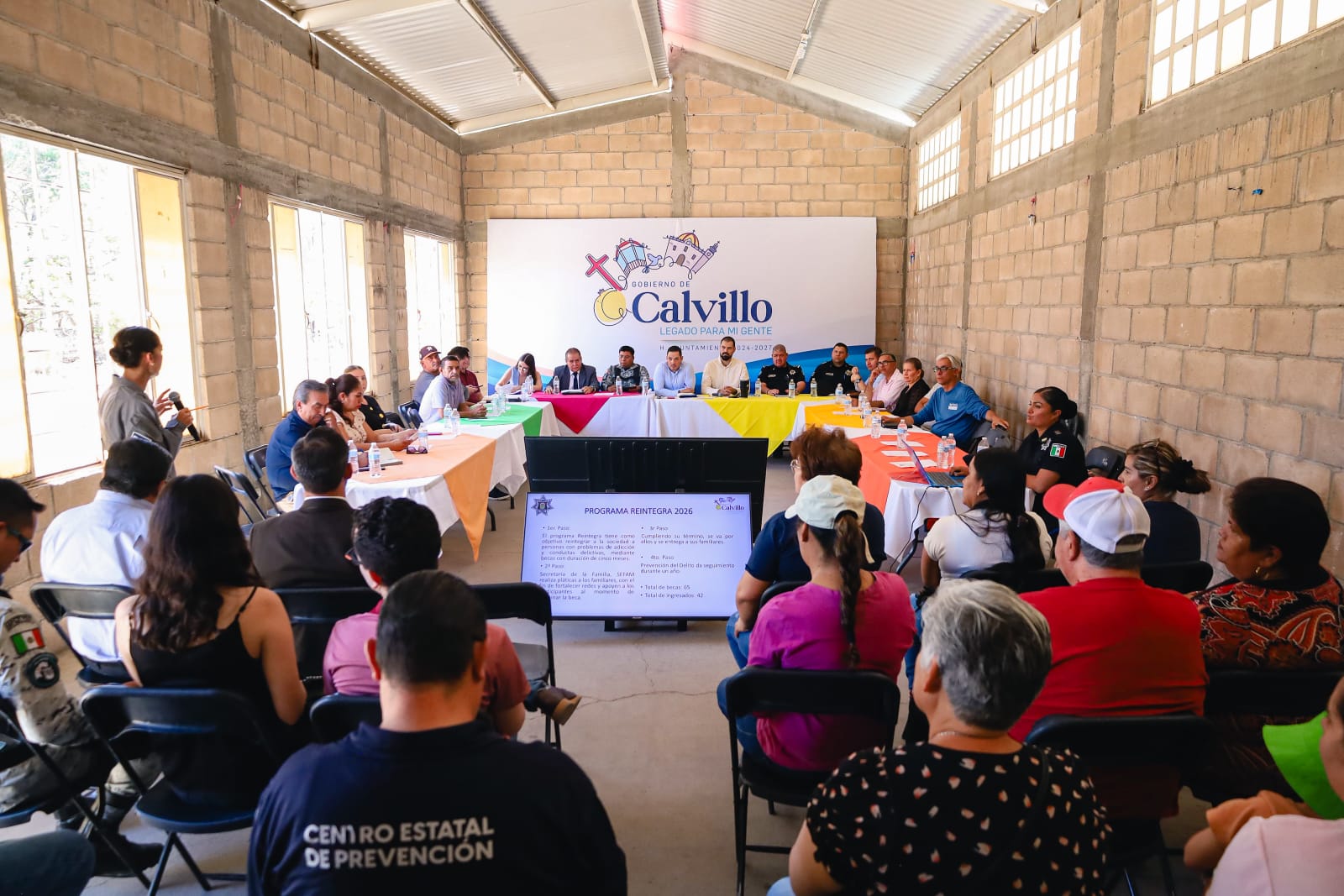 Autoridades en Calvillo escuchan inquietudes ciudadanas