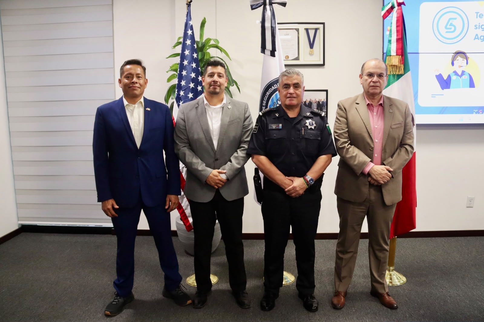Embajada de los Estados Unidos reconoce el trabajo de Aguascalientes en materia de seguridad