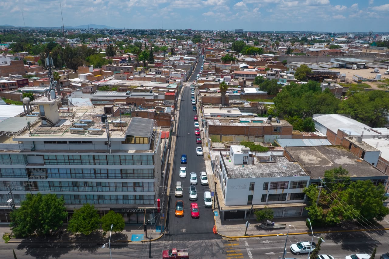 Municipio de Aguascalientes reabre circulación vehicular en la calle Josefa Ortiz de Domínguez