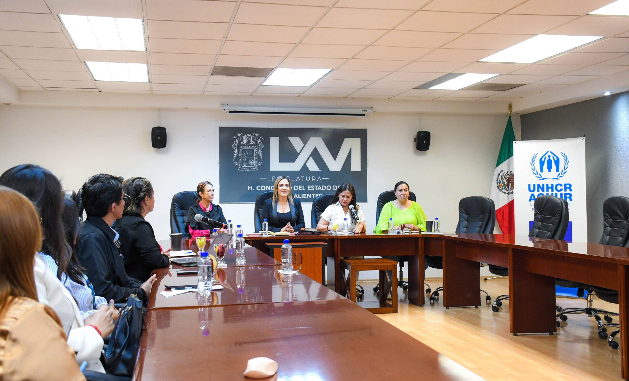 Congreso de Aguascalientes y Acnur, establecen agenda de trabajo conjunta en favor de migrantes y personas refugiadas
