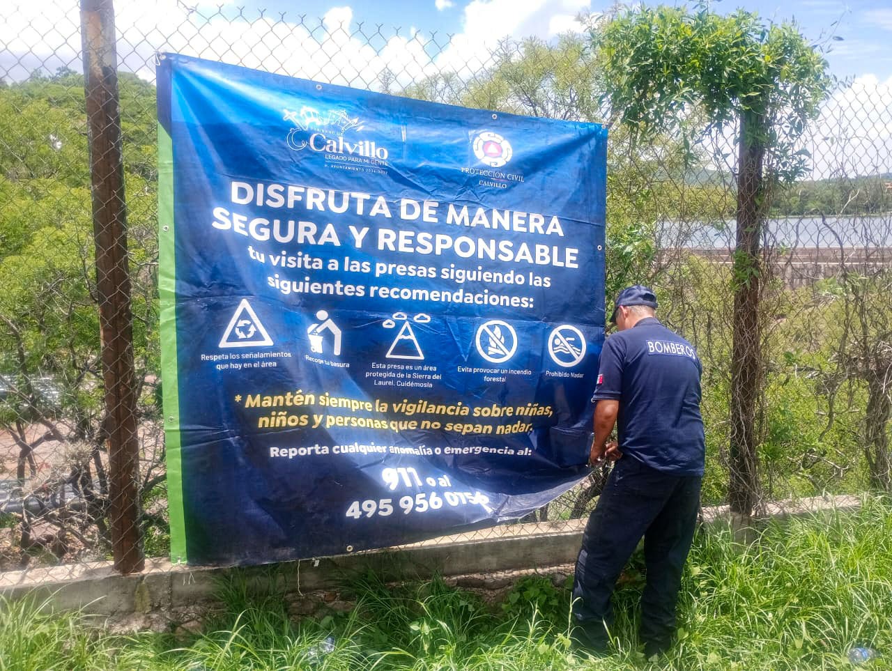Refuerzan acciones preventivas en presas de Calvillo
