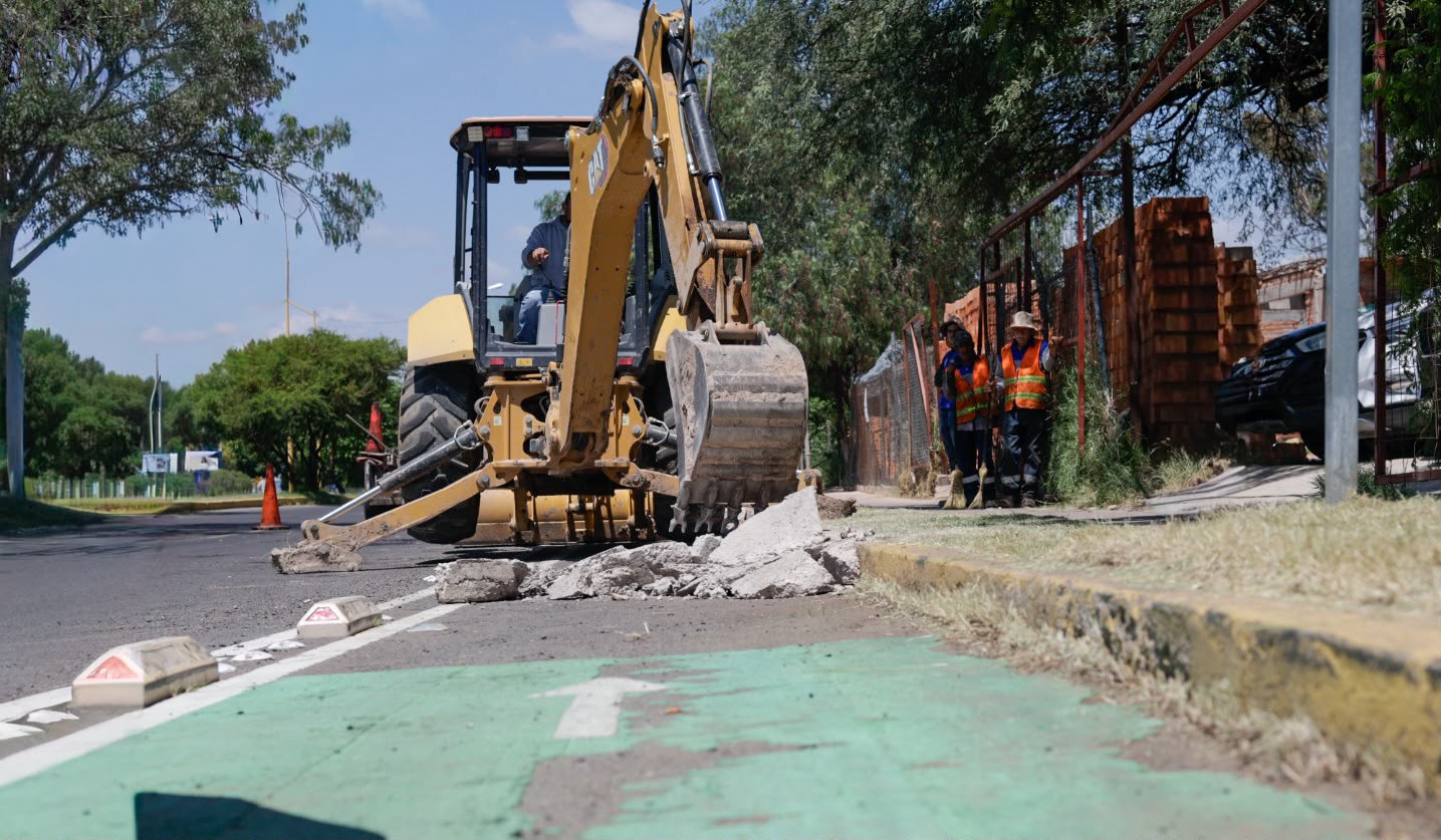 Arranca Municipio de Aguascalientes mantenimiento integral de ciclovías