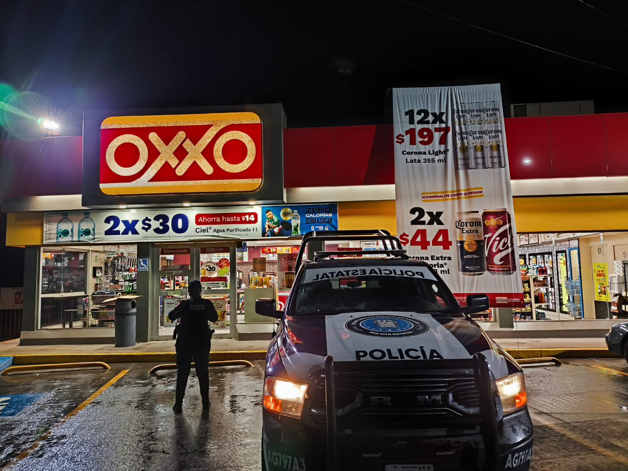 Se mantienen los recorridos preventivos en establecimientos comerciales de Calvillo