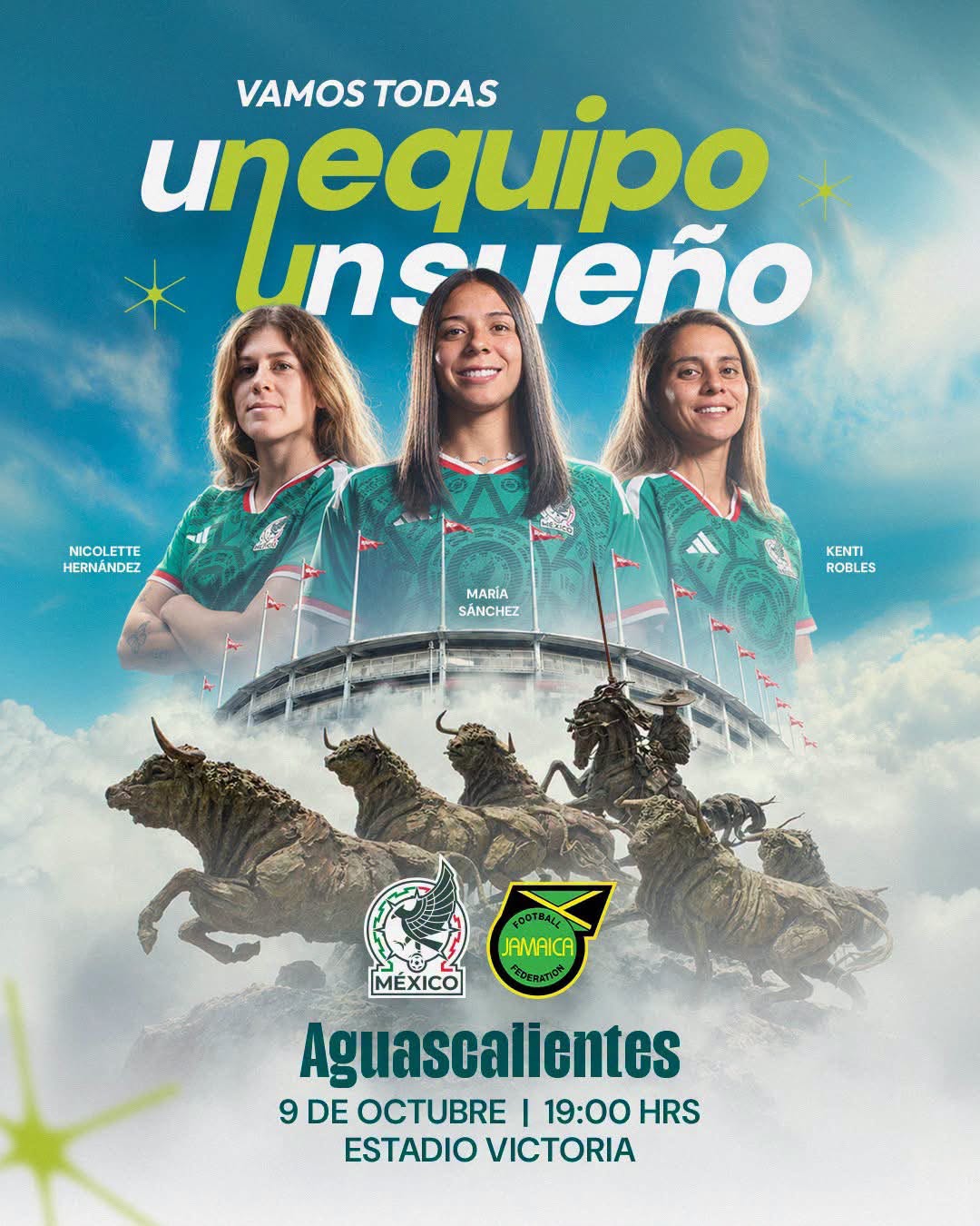 Por primera vez, la Selección Mexicana Femenil de Futbol jugará en Aguascalientes