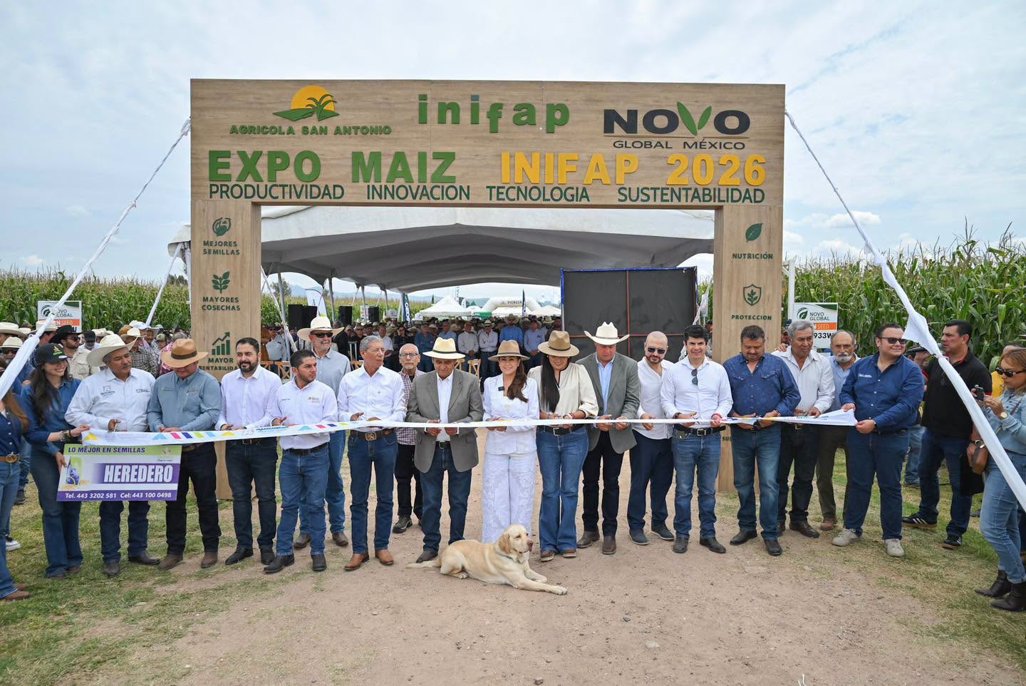Tere Jiménez destaca avances y apoyos al campo de Aguascalientes en la Expo Maíz Aguascalientes