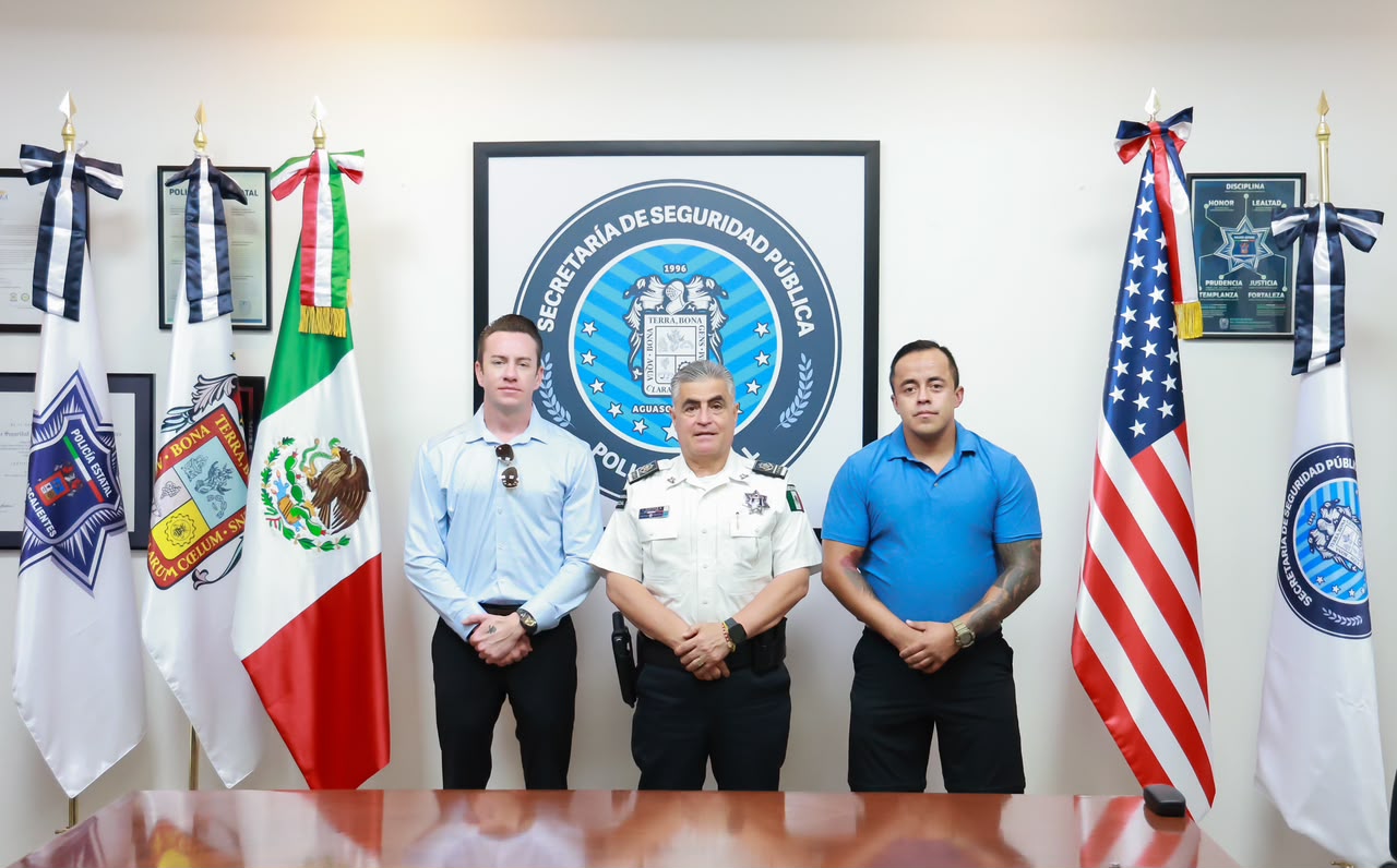 Reconoce Embajada de Estados Unidos resultados de Aguascalientes en materia de seguridad