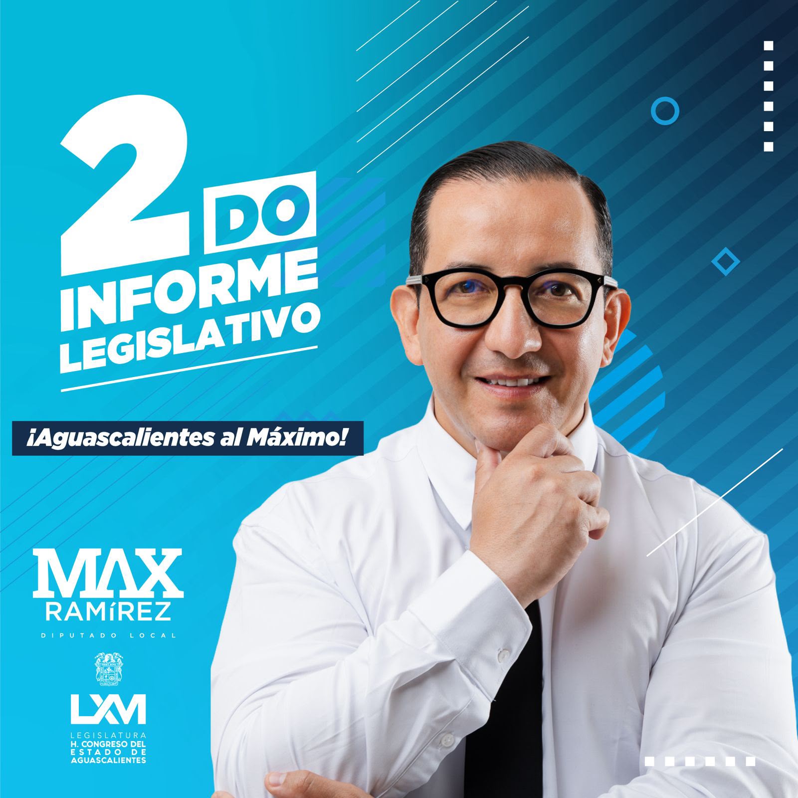 Arranca Max gira de promoción por su segundo informe legislativo