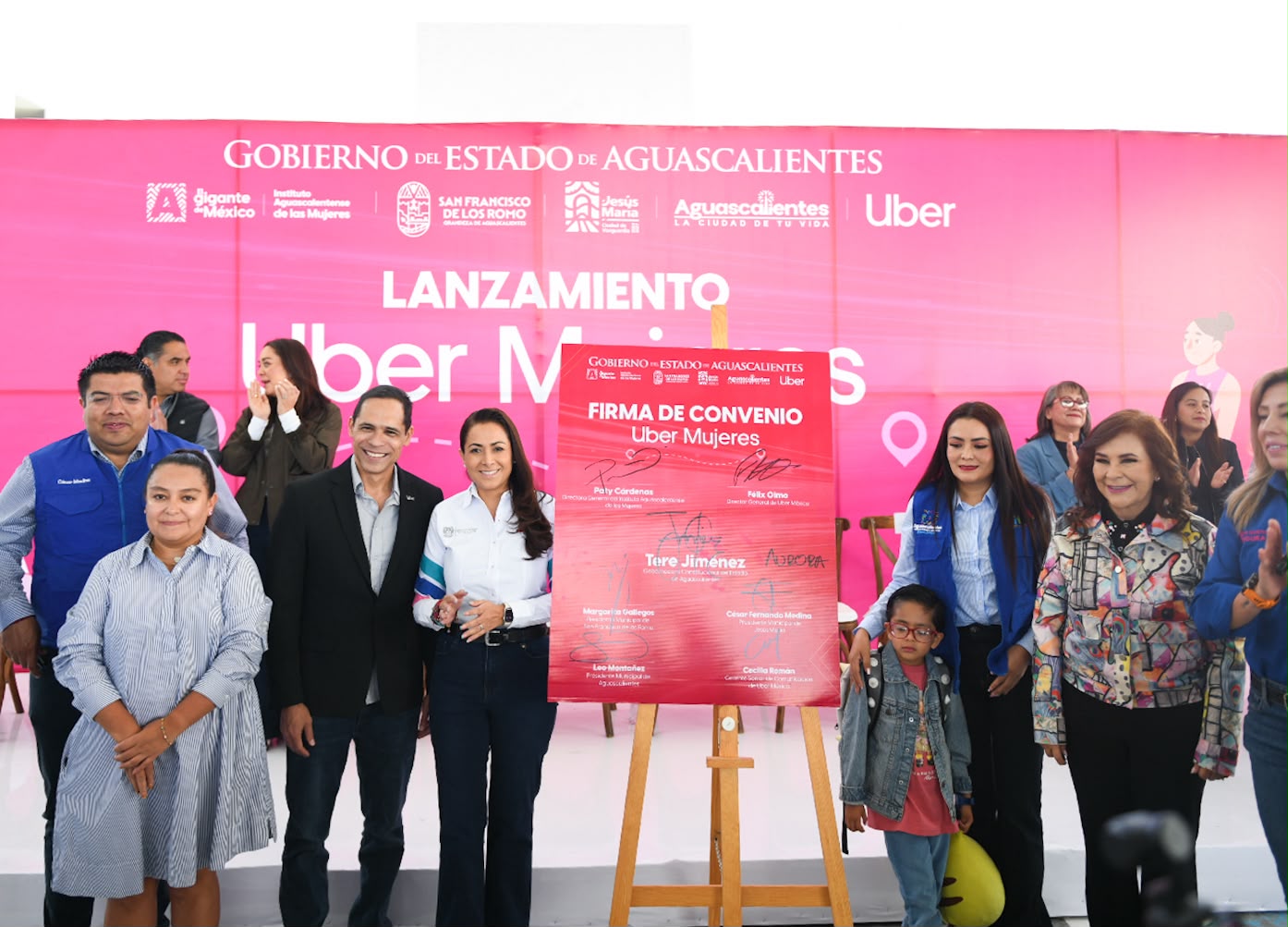 Tere Jiménez encabeza el lanzamiento de Uber Mujeres en Aguascalientes